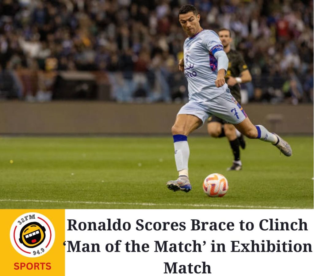 Ronaldo at exhibition match